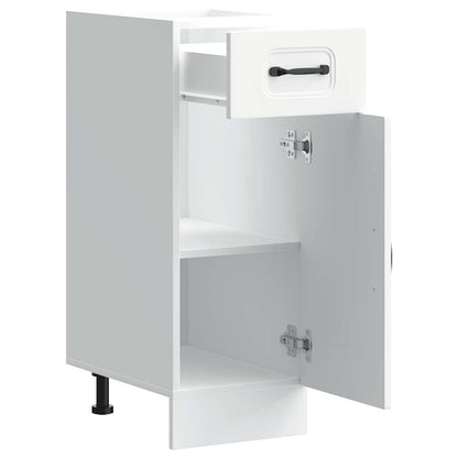 vidaXL Kitchen Base Cabinet "Kalmar" White Engineered Wood