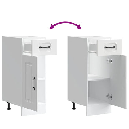 vidaXL Kitchen Base Cabinet Kalmar White Engineered Wood