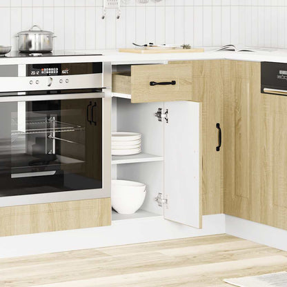 vidaXL Kitchen Base Cabinet "Kalmar" Sonoma Oak Engineered Wood