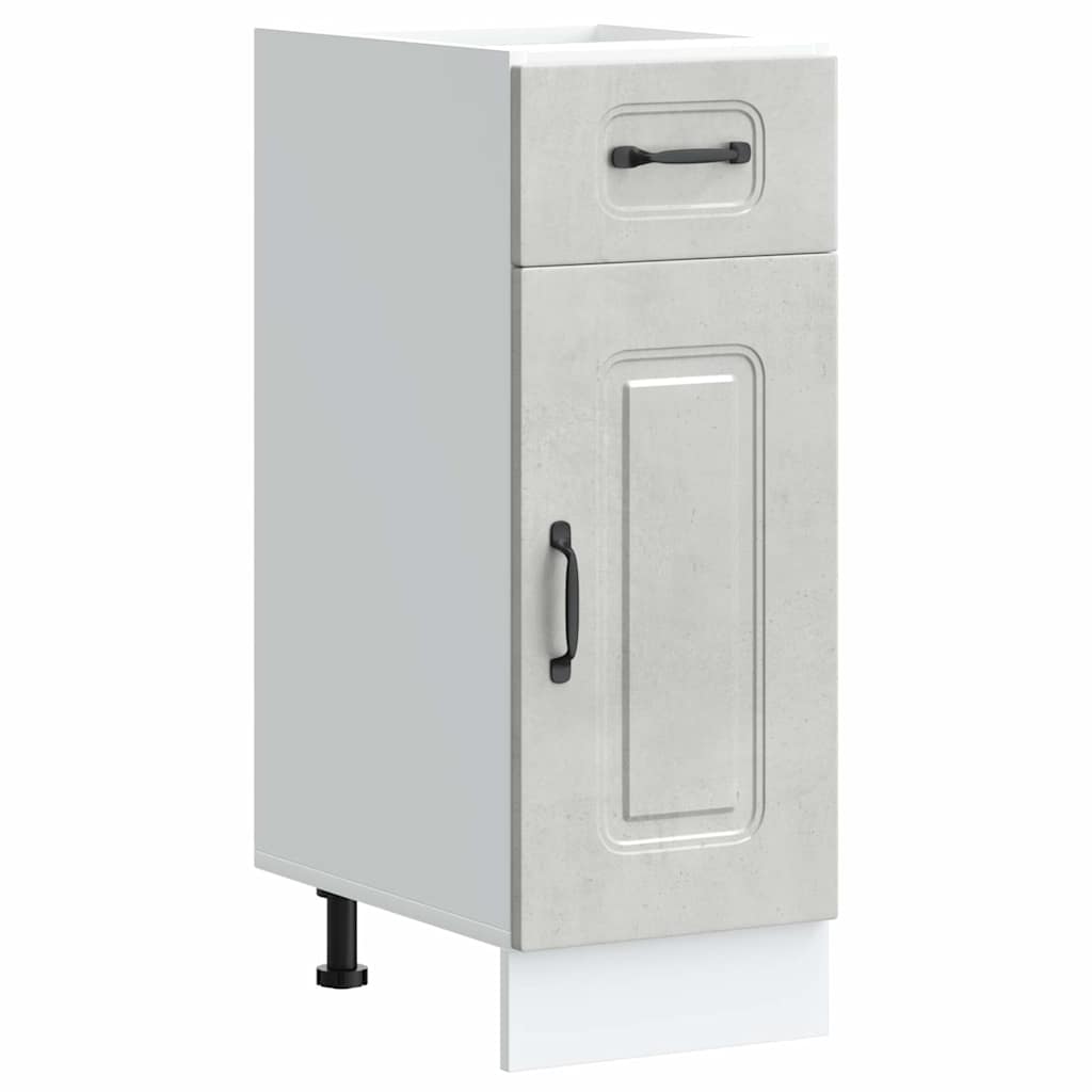 vidaXL Kitchen Base Cabinet Kalmar Concrete Grey Engineered Wood