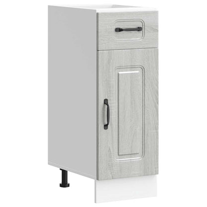 vidaXL Kitchen Base Cabinet Kalmar Grey Sonoma Engineered Wood