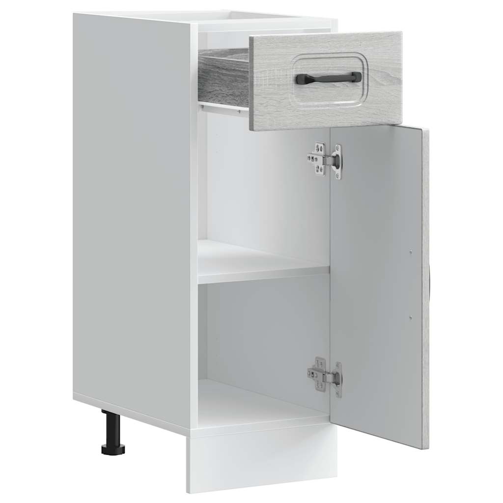vidaXL Kitchen Base Cabinet Kalmar Grey Sonoma Engineered Wood