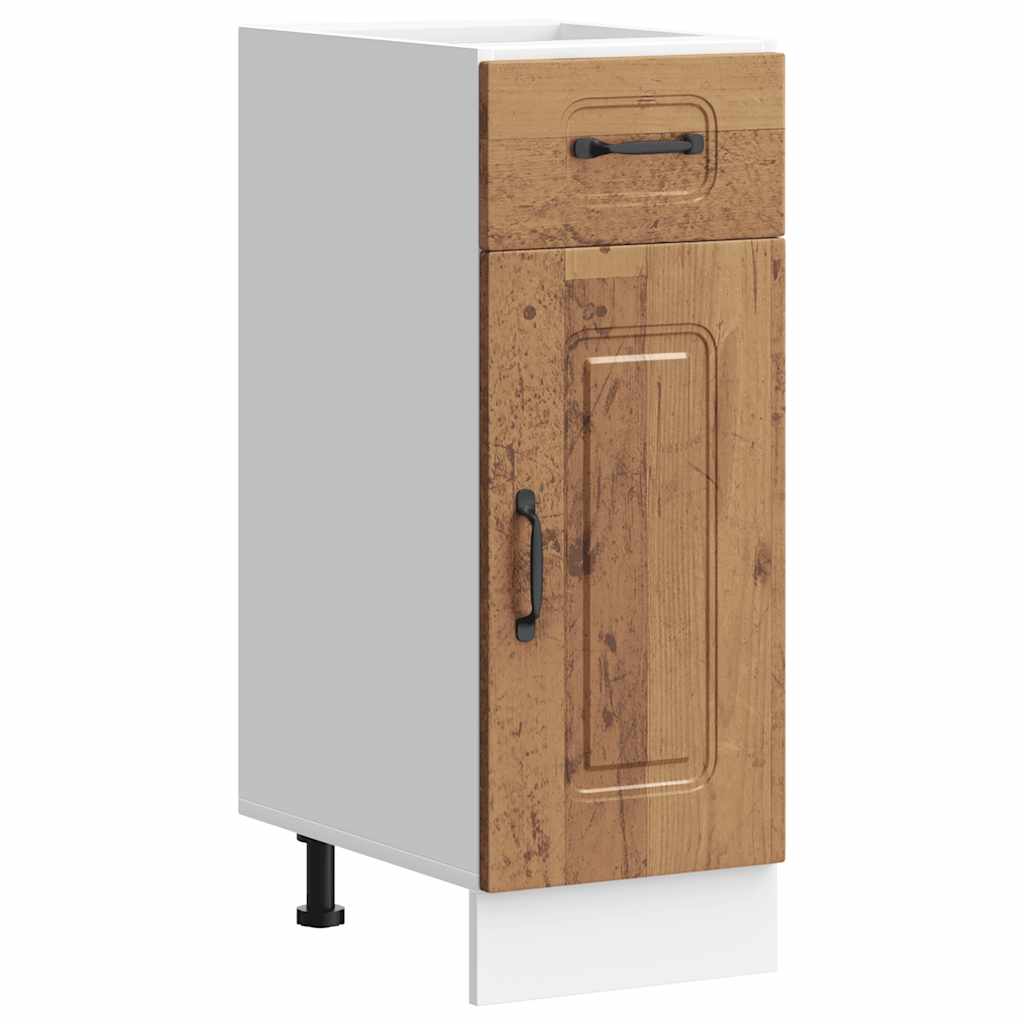 vidaXL Kitchen Base Cabinet "Kalmar" Old Wood Engineered Wood
