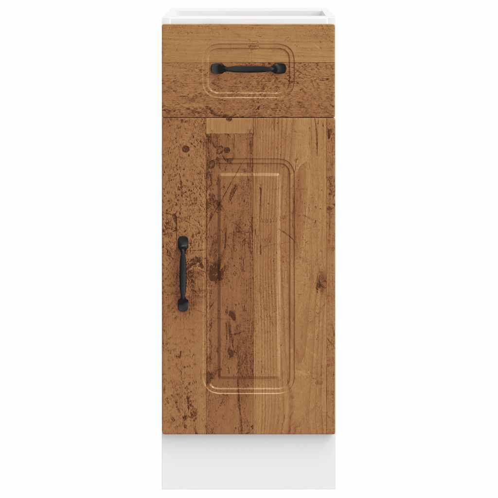vidaXL Kitchen Base Cabinet "Kalmar" Old Wood Engineered Wood