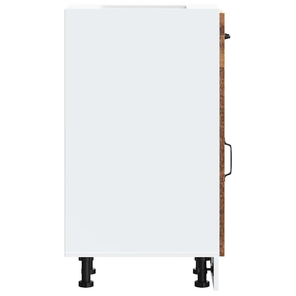 vidaXL Kitchen Base Cabinet "Kalmar" Old Wood Engineered Wood
