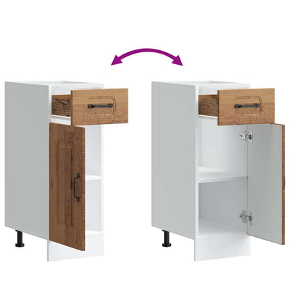vidaXL Kitchen Base Cabinet "Kalmar" Old Wood Engineered Wood