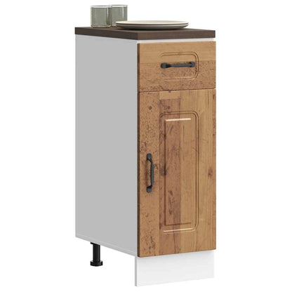 vidaXL Kitchen Base Cabinet "Kalmar" Old Wood Engineered Wood