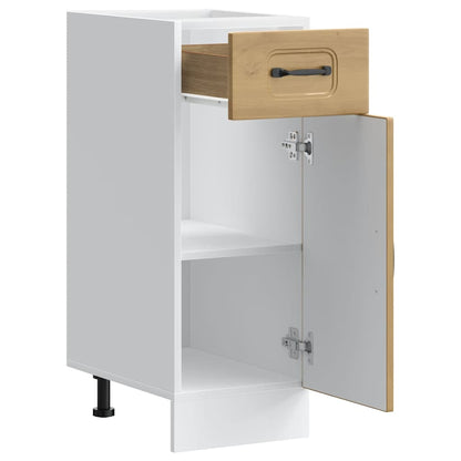 vidaXL Kitchen Base Cabinet Kalmar Artisan Oak Engineered Wood