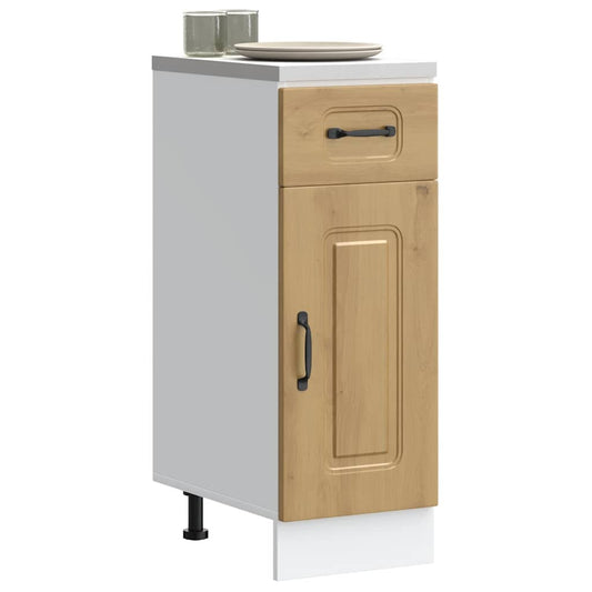 vidaXL Kitchen Base Cabinet "Kalmar" Artisan Oak Engineered Wood