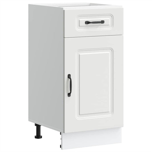 vidaXL Kitchen Base Cabinet Kalmar White Engineered Wood