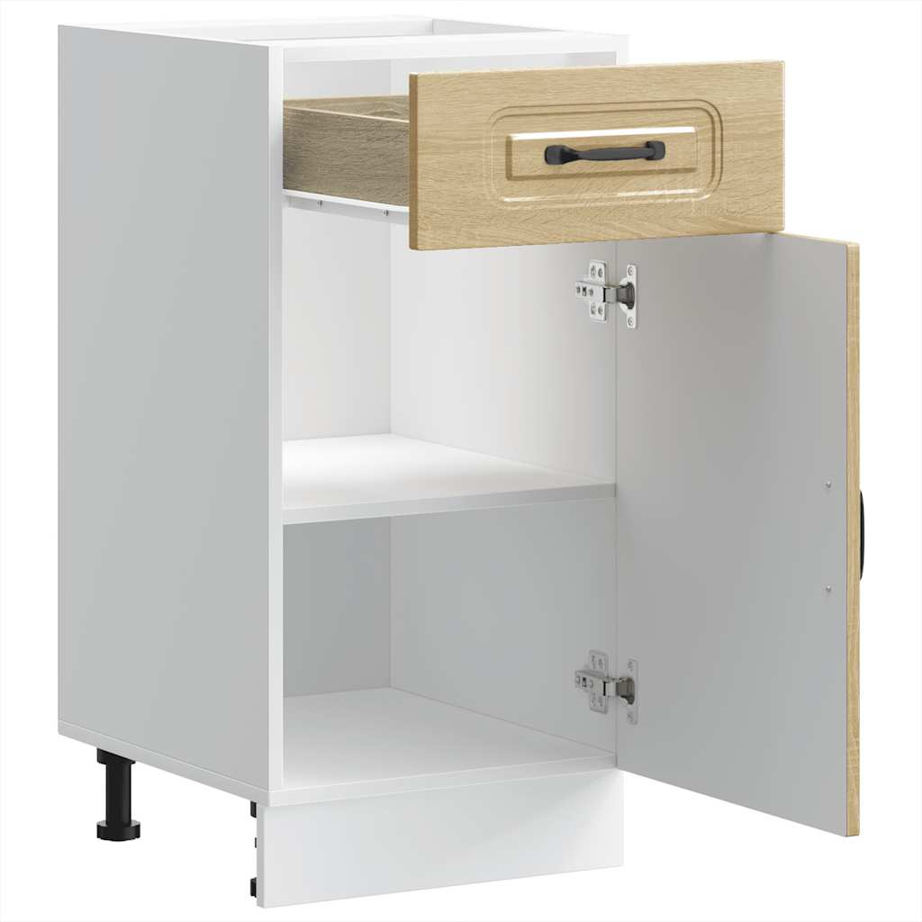 vidaXL Kitchen Base Cabinet Kalmar Sonoma Oak Engineered Wood