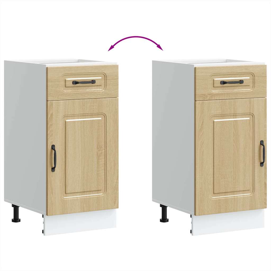 vidaXL Kitchen Base Cabinet Kalmar Sonoma Oak Engineered Wood