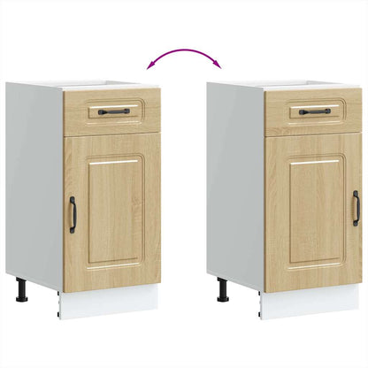 vidaXL Kitchen Base Cabinet Kalmar Sonoma Oak Engineered Wood