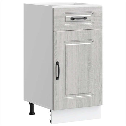 vidaXL Kitchen Base Cabinet "Kalmar" Grey Sonoma Engineered Wood