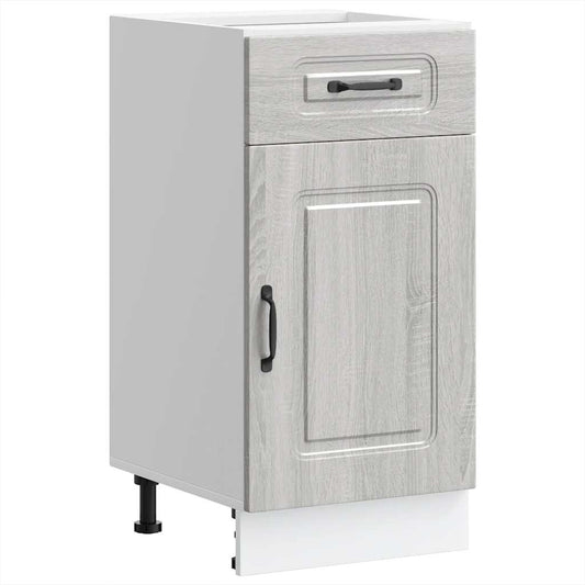 vidaXL Kitchen Base Cabinet "Kalmar" Grey Sonoma Engineered Wood