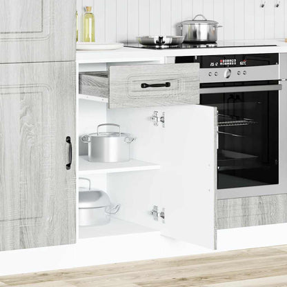 vidaXL Kitchen Base Cabinet "Kalmar" Grey Sonoma Engineered Wood