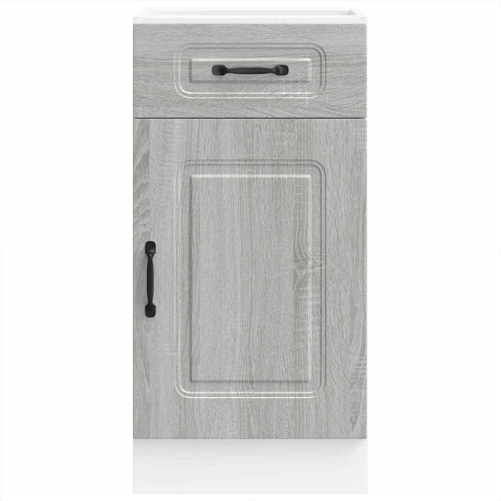 vidaXL Kitchen Base Cabinet "Kalmar" Grey Sonoma Engineered Wood