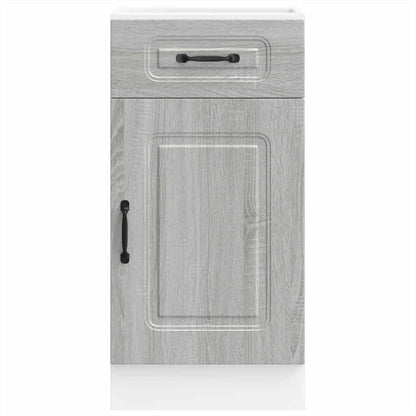 vidaXL Kitchen Base Cabinet "Kalmar" Grey Sonoma Engineered Wood