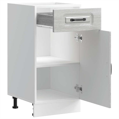 vidaXL Kitchen Base Cabinet "Kalmar" Grey Sonoma Engineered Wood