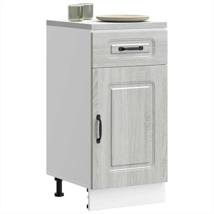 vidaXL Kitchen Base Cabinet "Kalmar" Grey Sonoma Engineered Wood