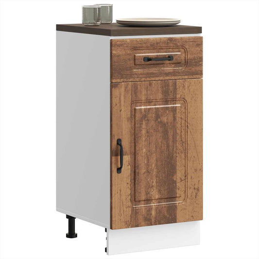 vidaXL Kitchen Base Cabinet "Kalmar" Old Wood Engineered Wood