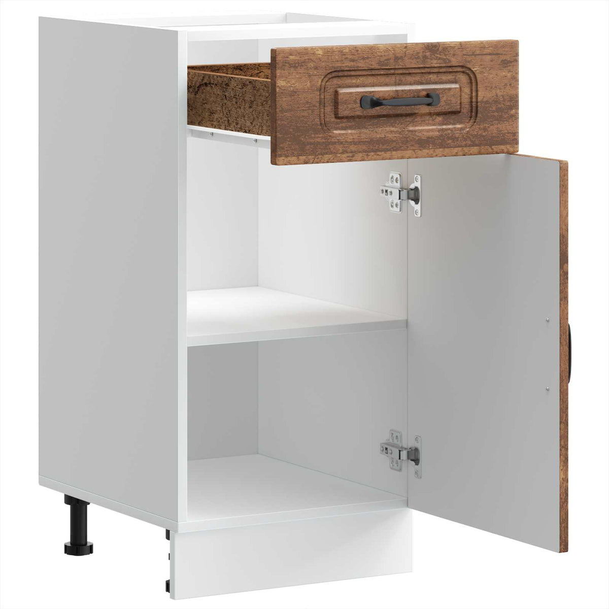 vidaXL Kitchen Base Cabinet "Kalmar" Old Wood Engineered Wood