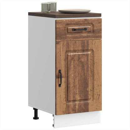 vidaXL Kitchen Base Cabinet "Kalmar" Old Wood Engineered Wood