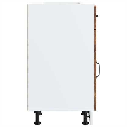 vidaXL Kitchen Base Cabinet "Kalmar" Old Wood Engineered Wood