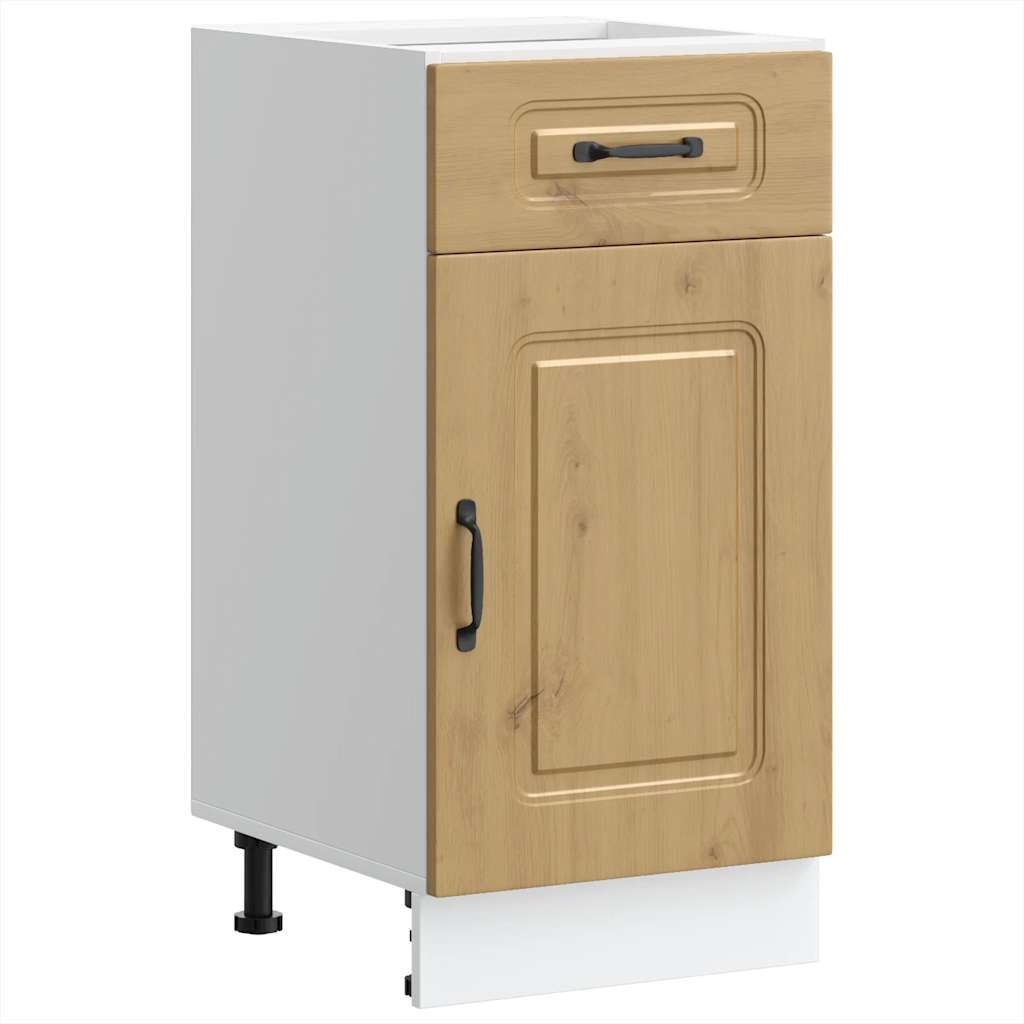 vidaXL Kitchen Base Cabinet "Kalmar" Artisan Oak Engineered Wood