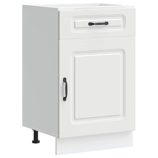 vidaXL Kitchen Base Cabinet Kalmar White Engineered Wood