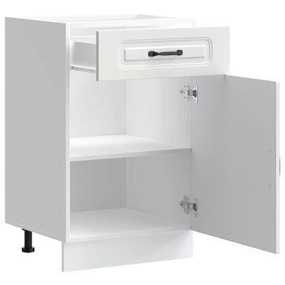 vidaXL Kitchen Base Cabinet Kalmar White Engineered Wood