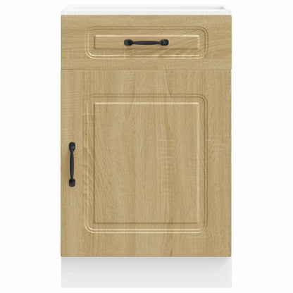 vidaXL Kitchen Base Cabinet "Kalmar" Sonoma Oak Engineered Wood