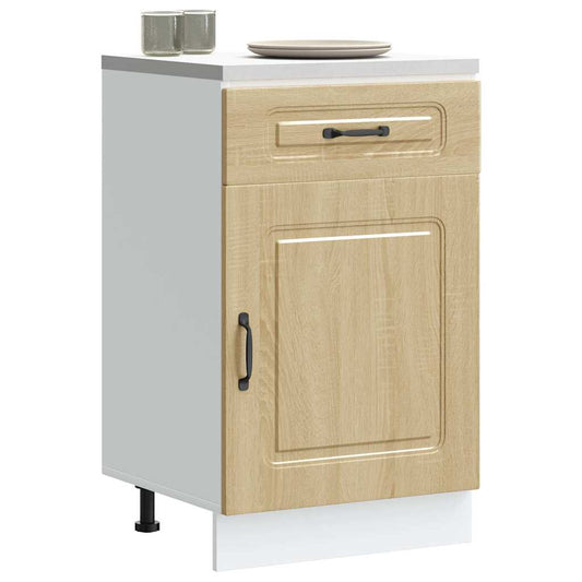 vidaXL Kitchen Base Cabinet "Kalmar" Sonoma Oak Engineered Wood