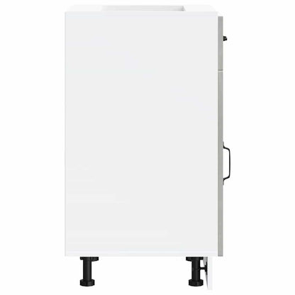 vidaXL Kitchen Base Cabinet "Kalmar" Concrete Grey Engineered Wood
