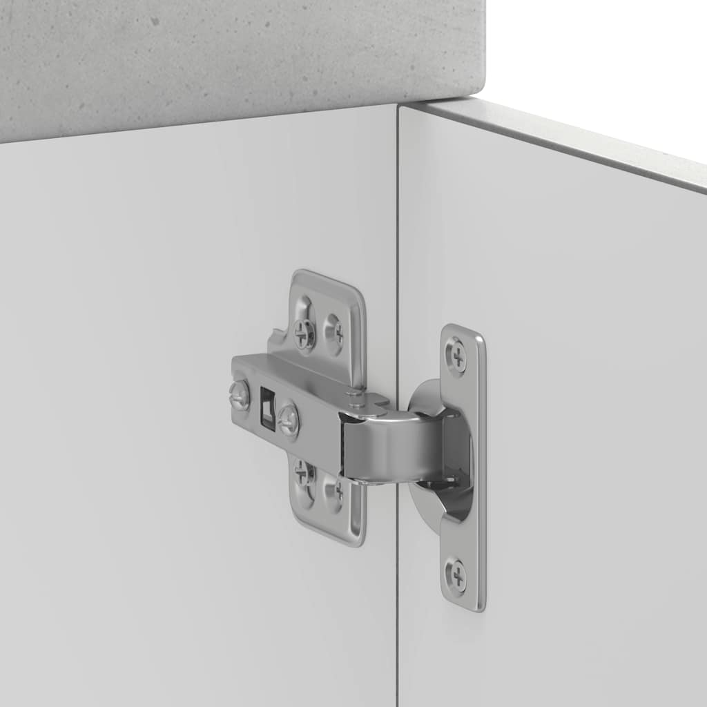 vidaXL Kitchen Base Cabinet "Kalmar" Concrete Grey Engineered Wood