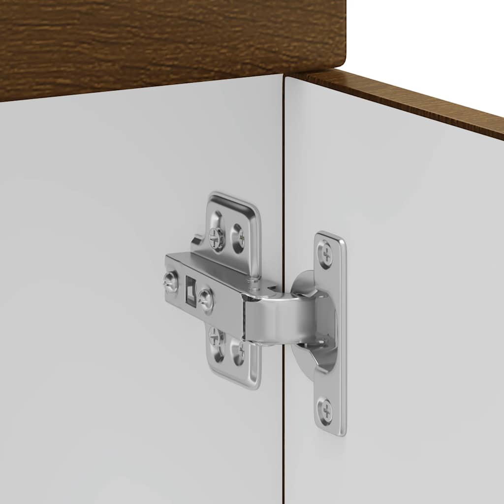 vidaXL Kitchen Base Cabinet "Kalmar" Brown Oak Engineered Wood