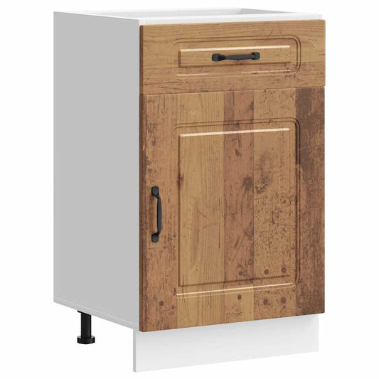 vidaXL Kitchen Base Cabinet "Kalmar" Old Wood Engineered Wood