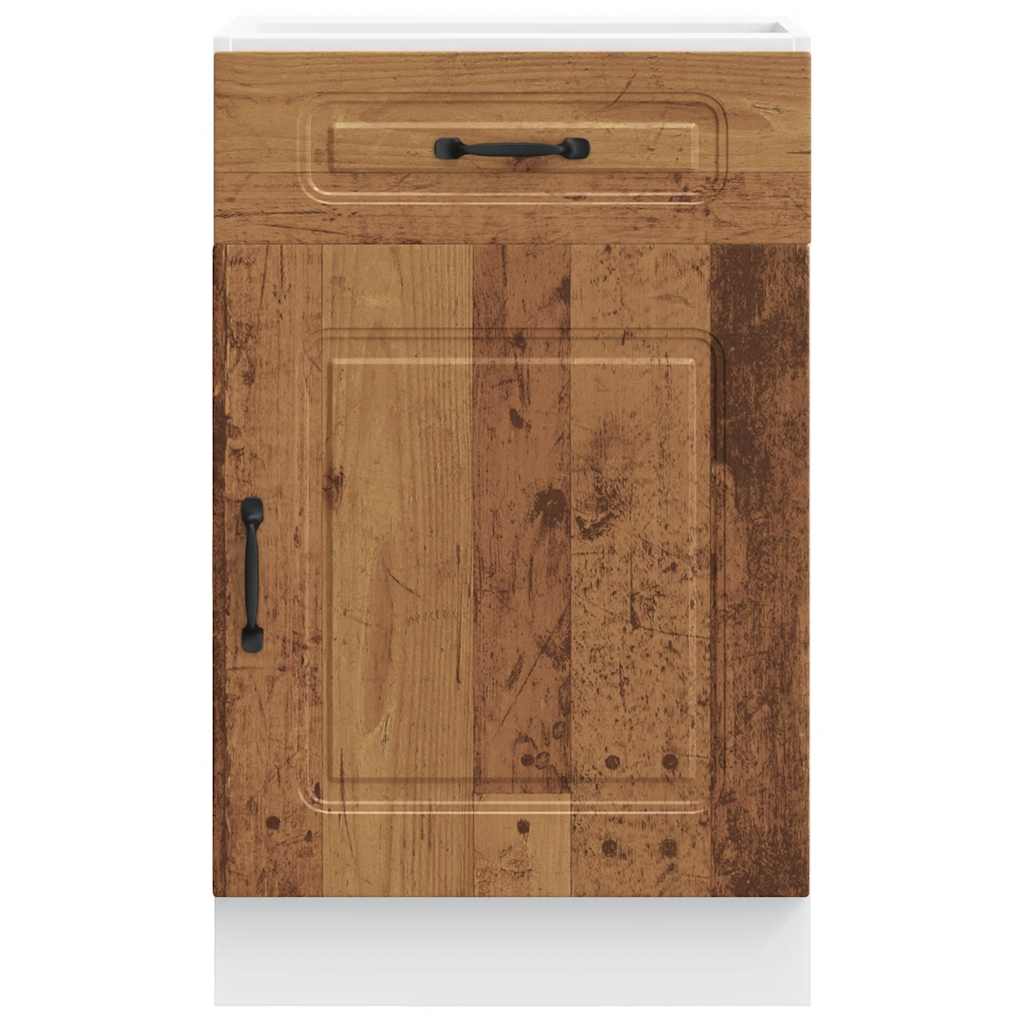 vidaXL Kitchen Base Cabinet "Kalmar" Old Wood Engineered Wood