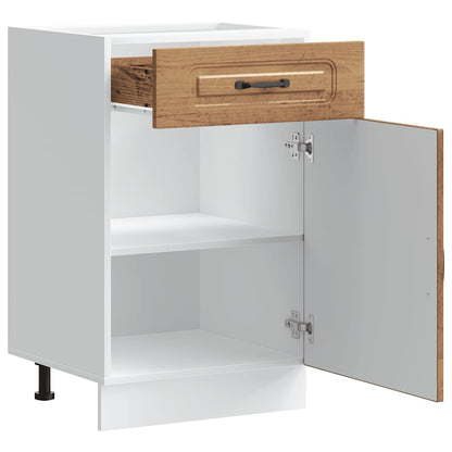 vidaXL Kitchen Base Cabinet "Kalmar" Old Wood Engineered Wood