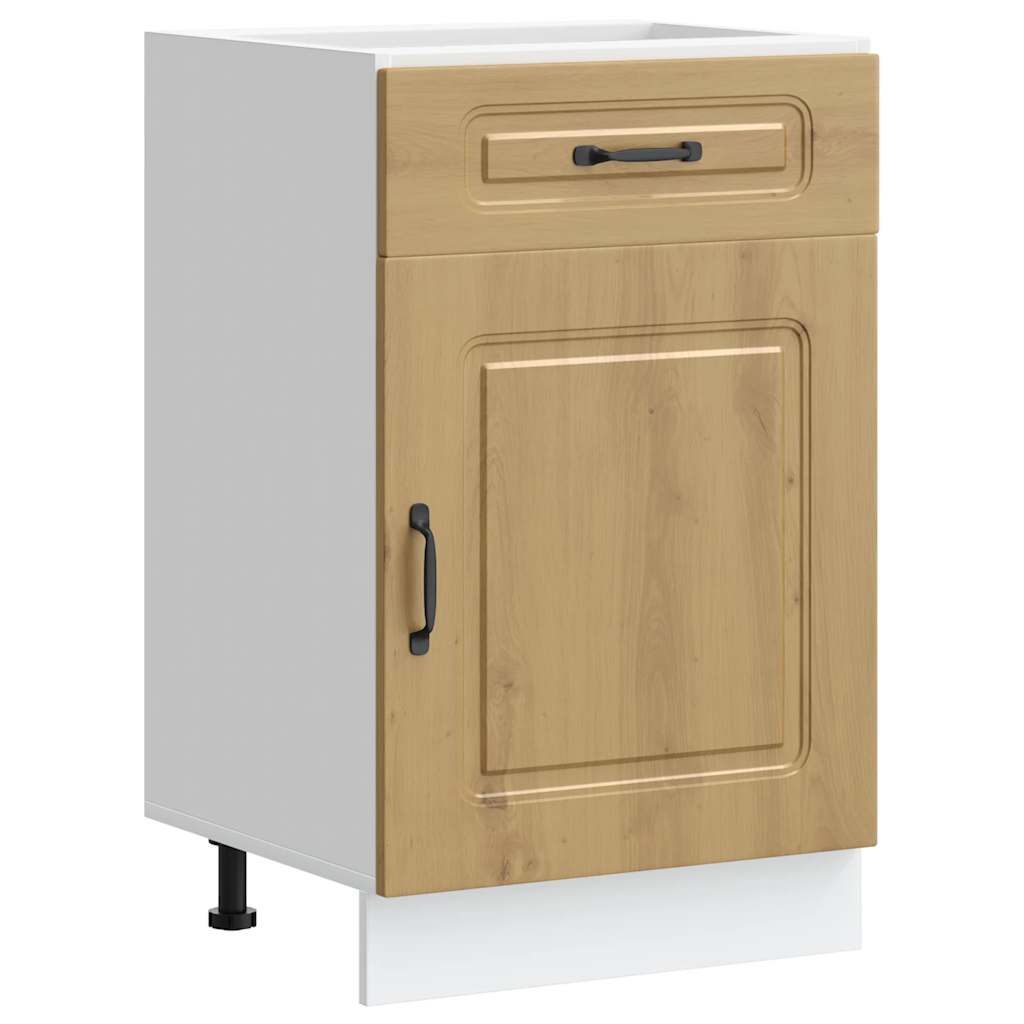 vidaXL Kitchen Base Cabinet "Kalmar" Artisan Oak Engineered Wood