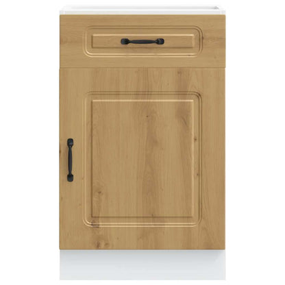 vidaXL Kitchen Base Cabinet "Kalmar" Artisan Oak Engineered Wood