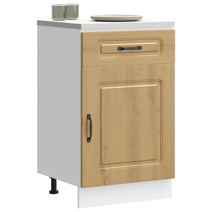 vidaXL Kitchen Base Cabinet "Kalmar" Artisan Oak Engineered Wood