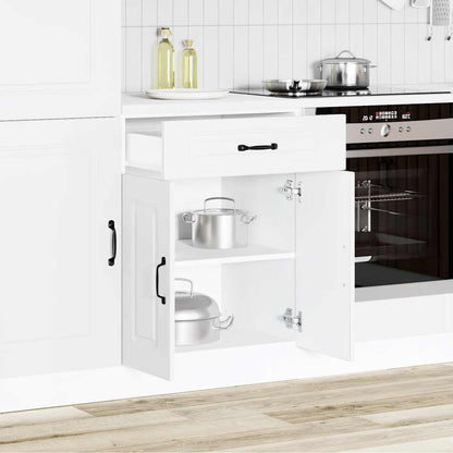 vidaXL Kitchen Base Cabinet "Kalmar" White Engineered Wood