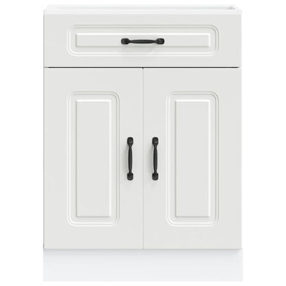 vidaXL Kitchen Base Cabinet "Kalmar" White Engineered Wood