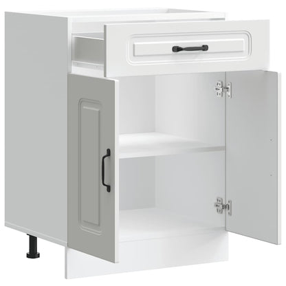 vidaXL Kitchen Base Cabinet "Kalmar" White Engineered Wood