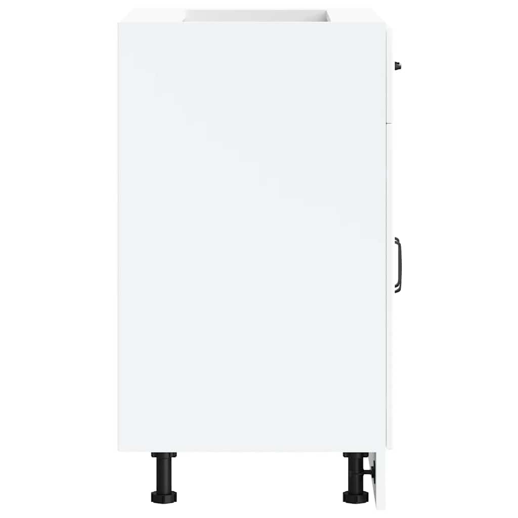 vidaXL Kitchen Base Cabinet "Kalmar" White Engineered Wood