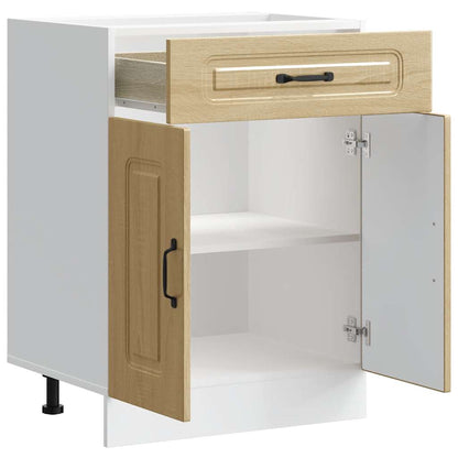 vidaXL Kitchen Base Cabinet "Kalmar" Sonoma Oak Engineered Wood