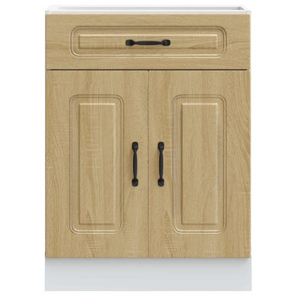 vidaXL Kitchen Base Cabinet "Kalmar" Sonoma Oak Engineered Wood