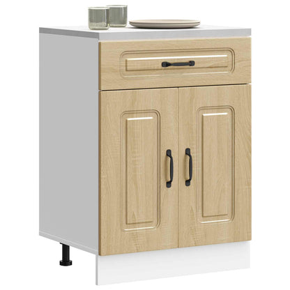 vidaXL Kitchen Base Cabinet "Kalmar" Sonoma Oak Engineered Wood