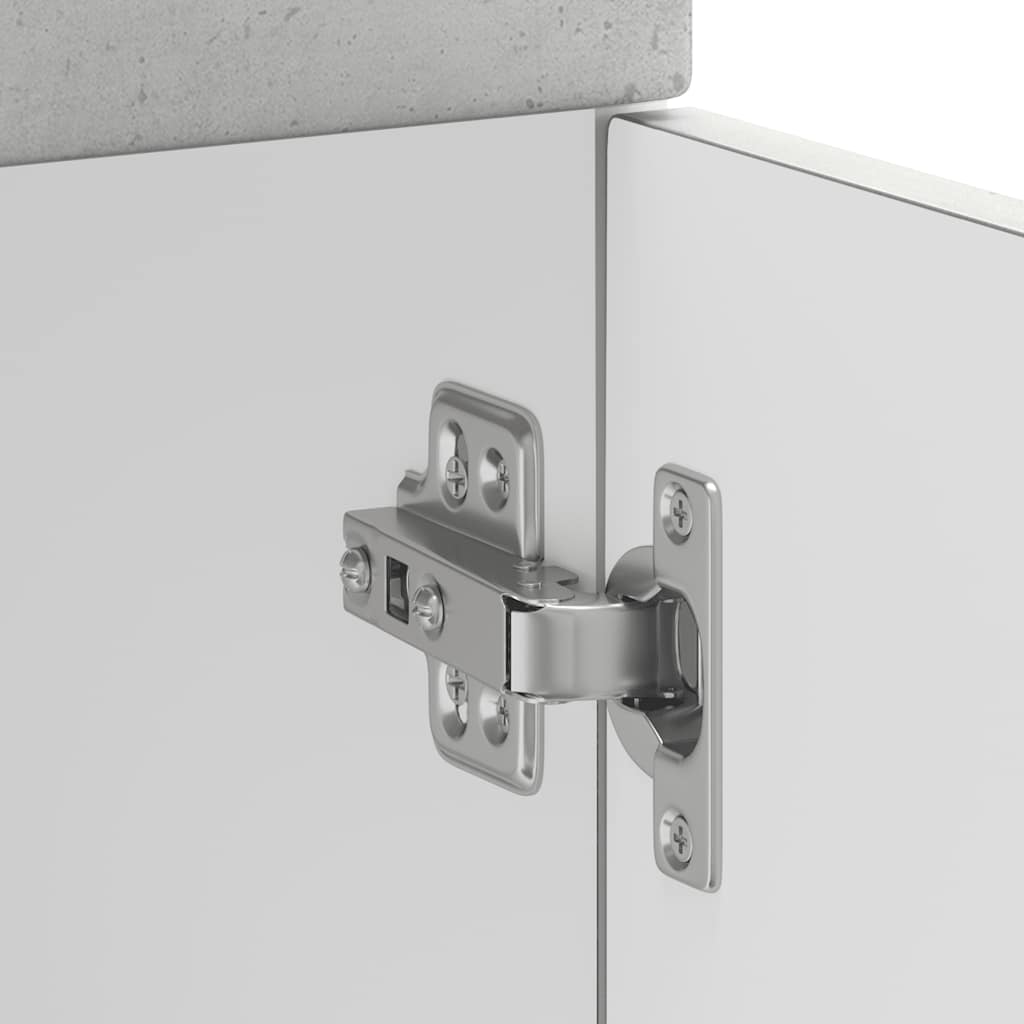 vidaXL Kitchen Base Cabinet "Kalmar" Concrete Grey Engineered Wood